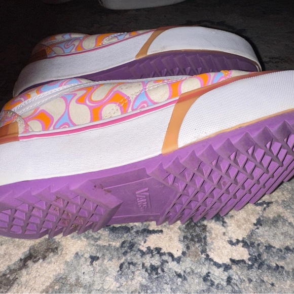 Vans Tapered Stacked UV Ink Sunwaves Sneakers size 7 - Picture 3 of 7